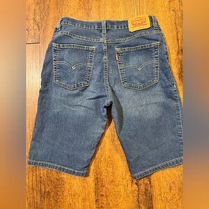 Levi's Kids Blue Denim Shorts